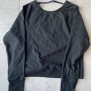 Open Back Sweatshirt